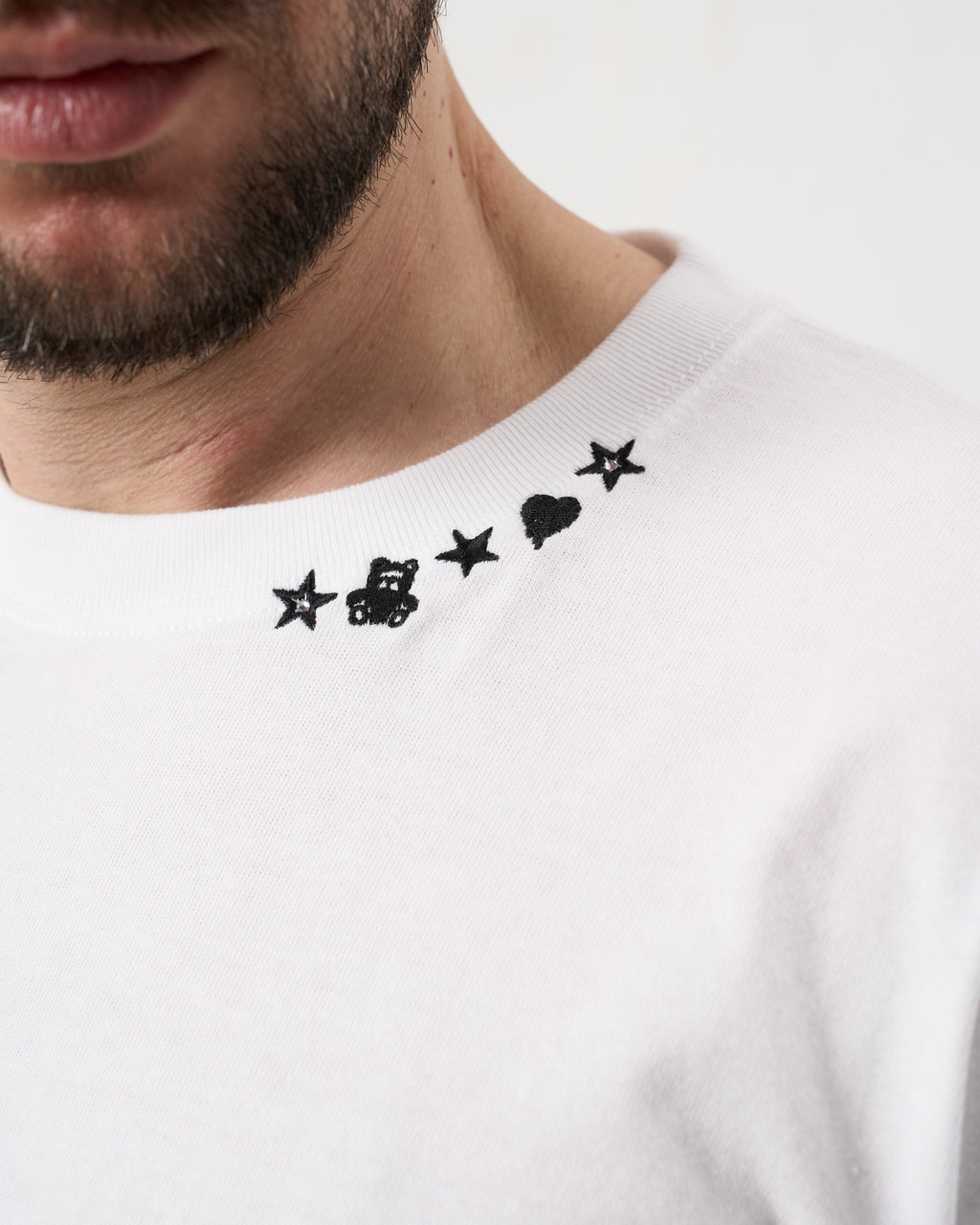 【STUD MUFFIN(スタッドマフィン)】 5.6ozコットン天竺ドルスターカラークリスタルLS Tシャツ(624-02897)