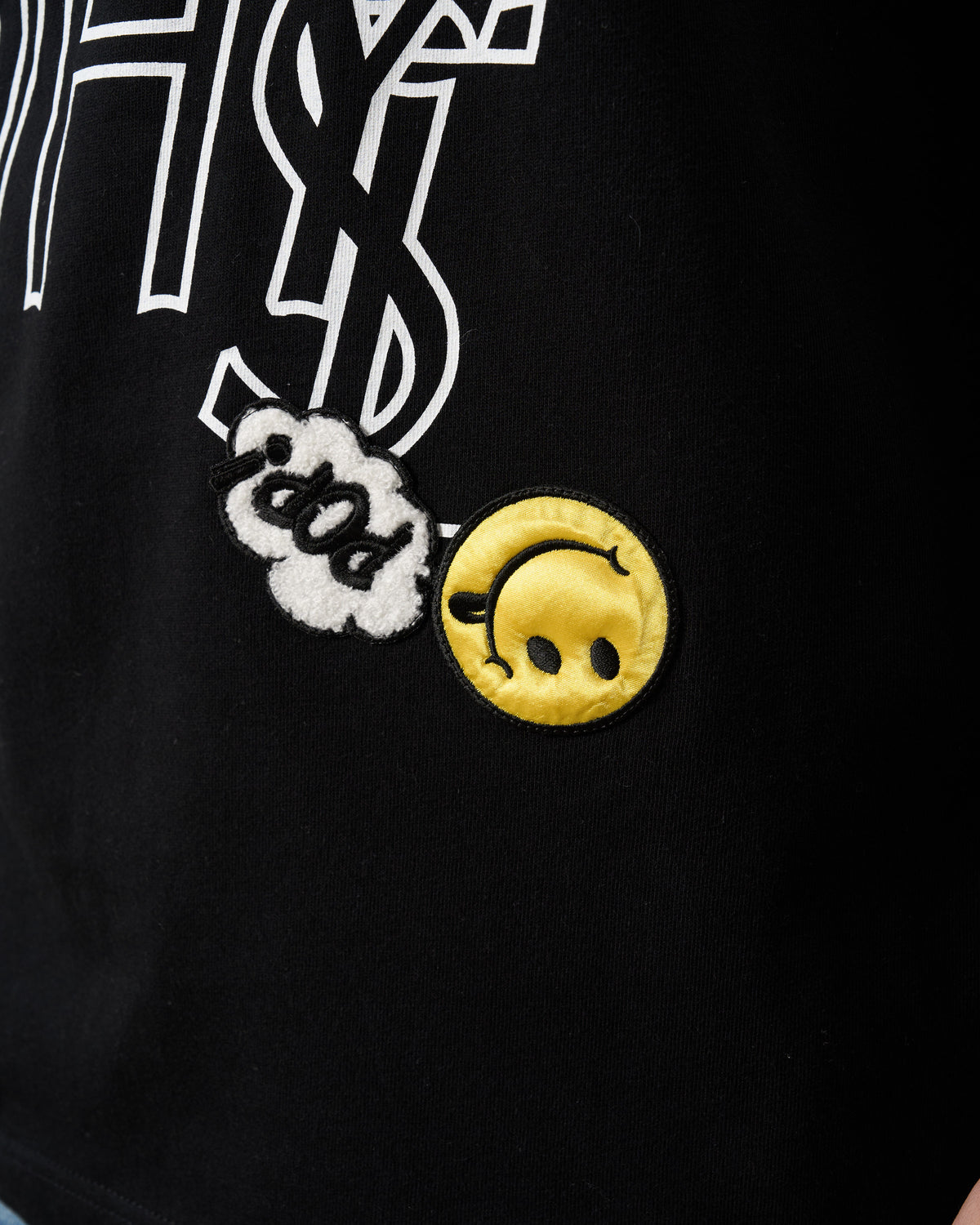 【STUD MUFFIN(スタッドマフィン) 5.6ozコットン天竺 WHYSL-サガラパッチワークLS Tシャツ(624-02906)