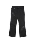 mindseeker×Dickies Iron Cross Patch Flare Pants　/　Black