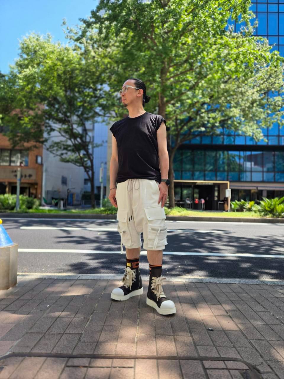 A.F ARTEFACT CARGO SHORTS / TWILL - COTTON & HEMP