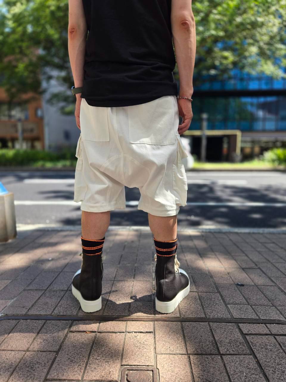 A.F ARTEFACT CARGO SHORTS / TWILL - COTTON & HEMP