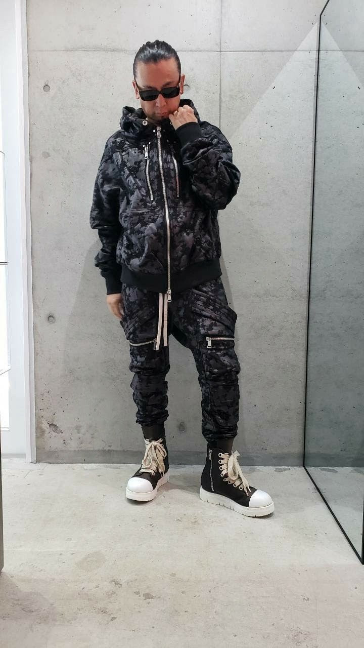 A.F ARTEFACT   Sweat Zip Hoodie Blouson / ブラック (ag-14040-1)