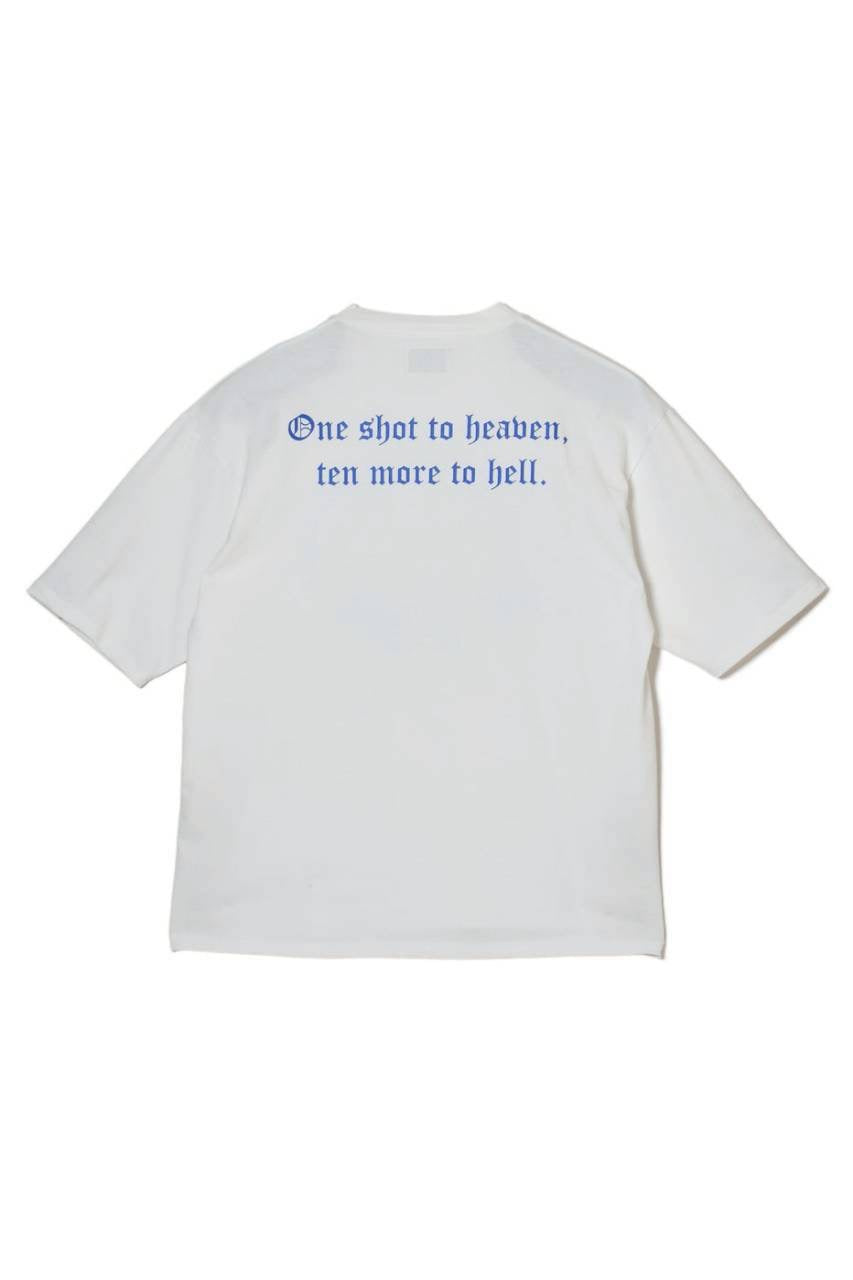 KIRIN GIRL PRINT SHORT SLEEVE TEE WHITE