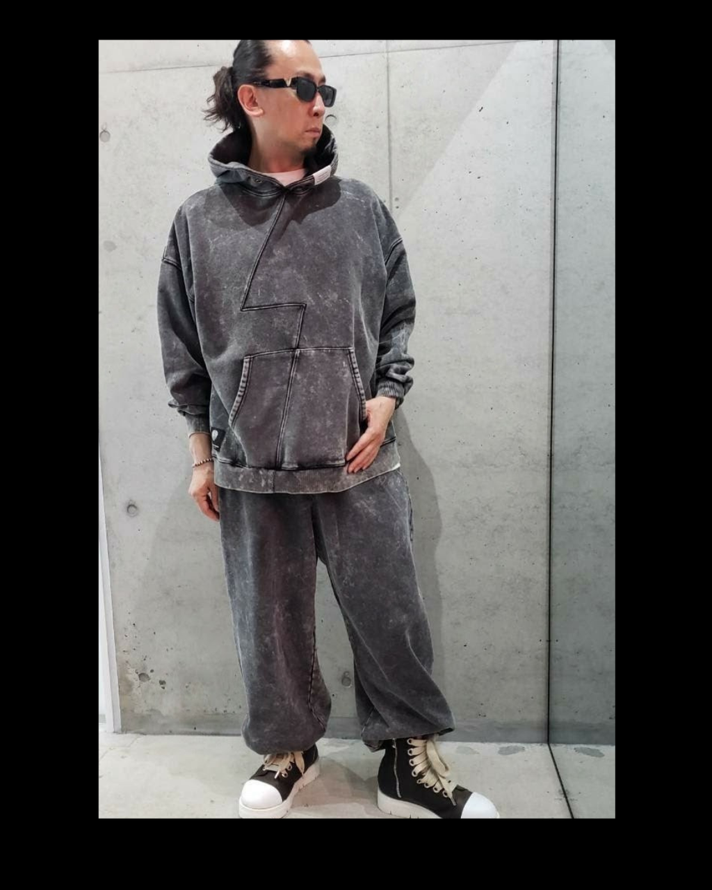 TALKING ABOUT HEART BREAK PARKA （BLACK）2627AW-PK-005