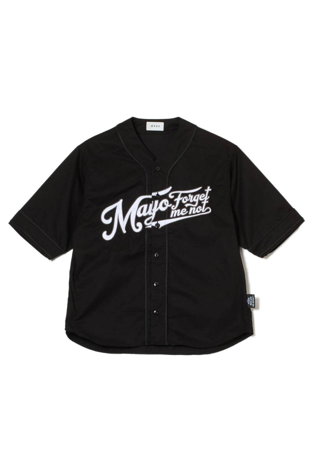 MAYO FGMN EMBROIDERY BASE BALL SHIRTS BLACK