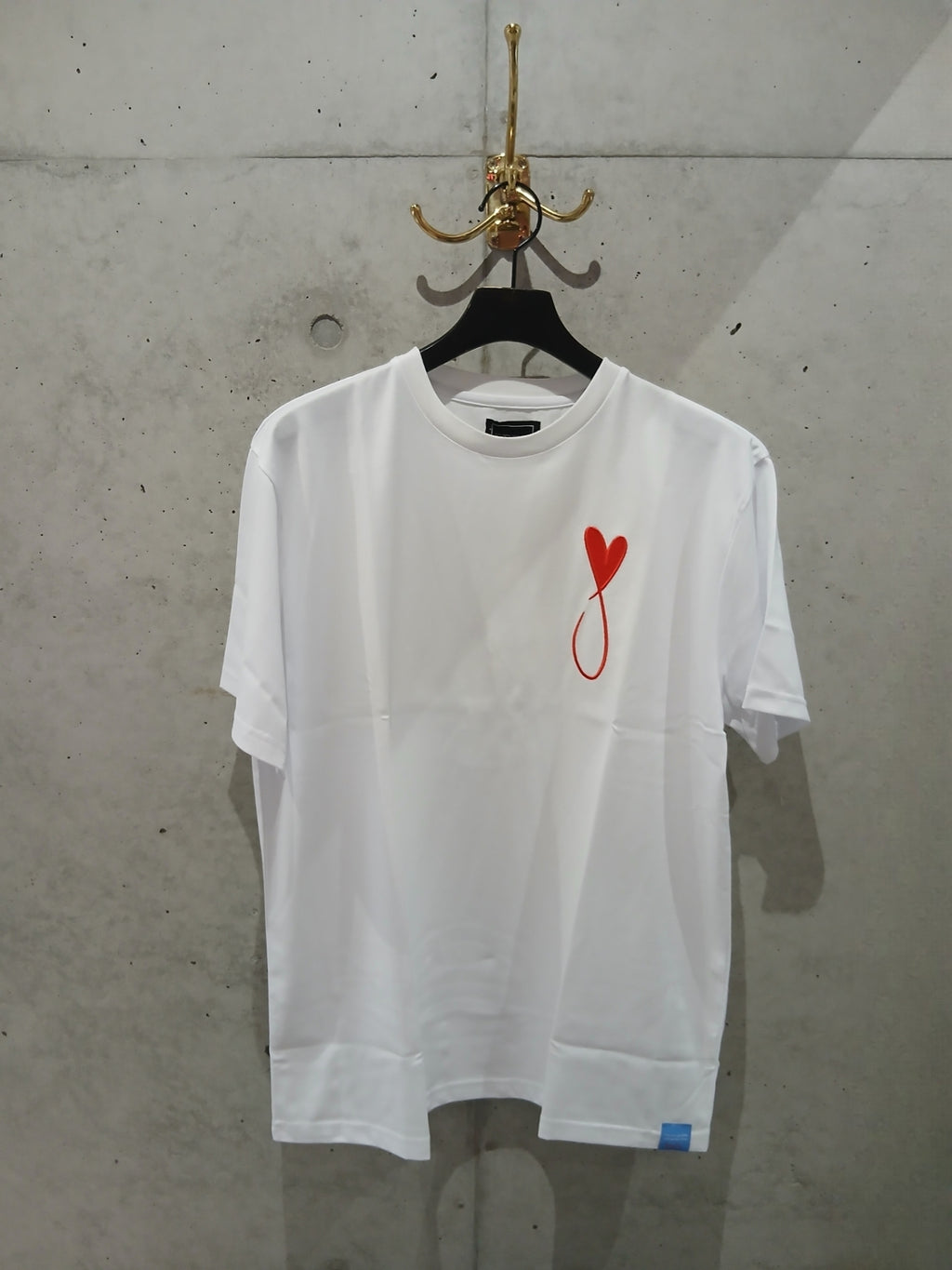 MAISON HONORE Tiphanie Big Logo T-shirt/white ✖️RED