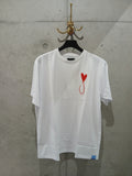 MAISON HONORE Tiphanie Big Logo T-shirt/white ✖️RED