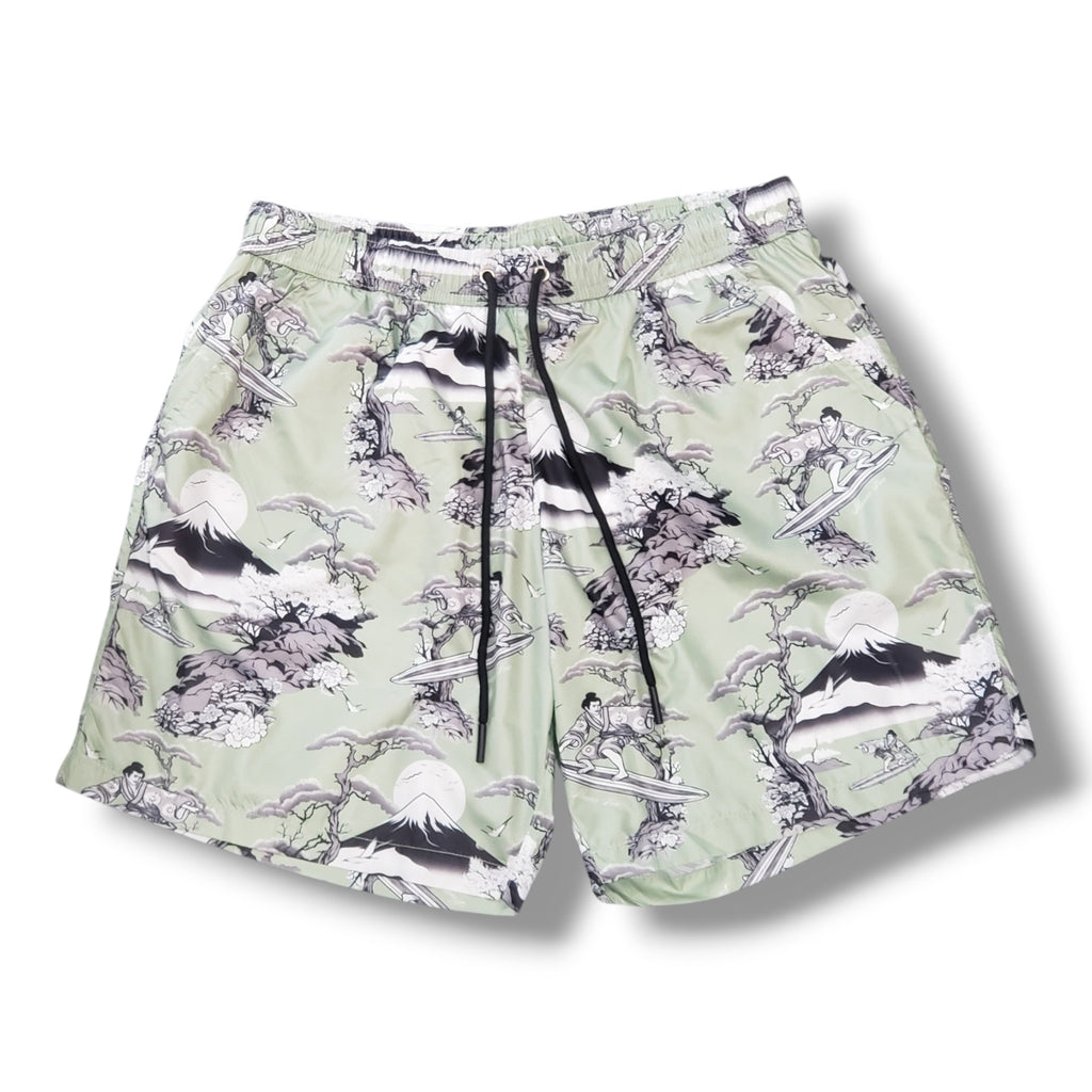 Mauna Kea ドローストリングショートパンツ (GREEN）