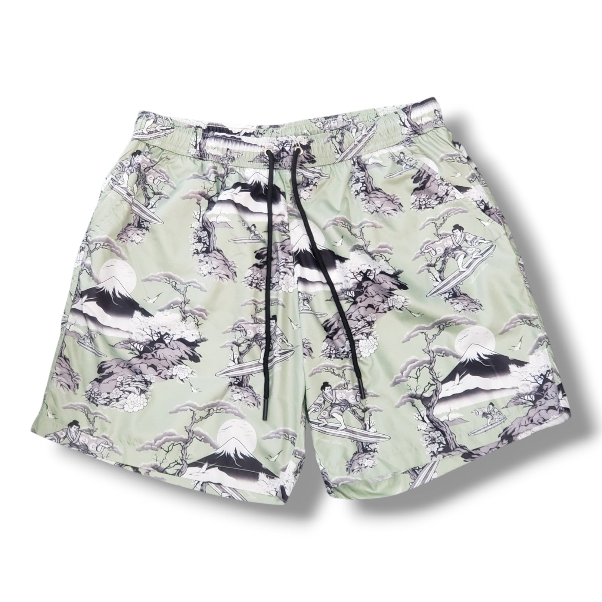 Mauna Kea ドローストリングショートパンツ (GREEN）