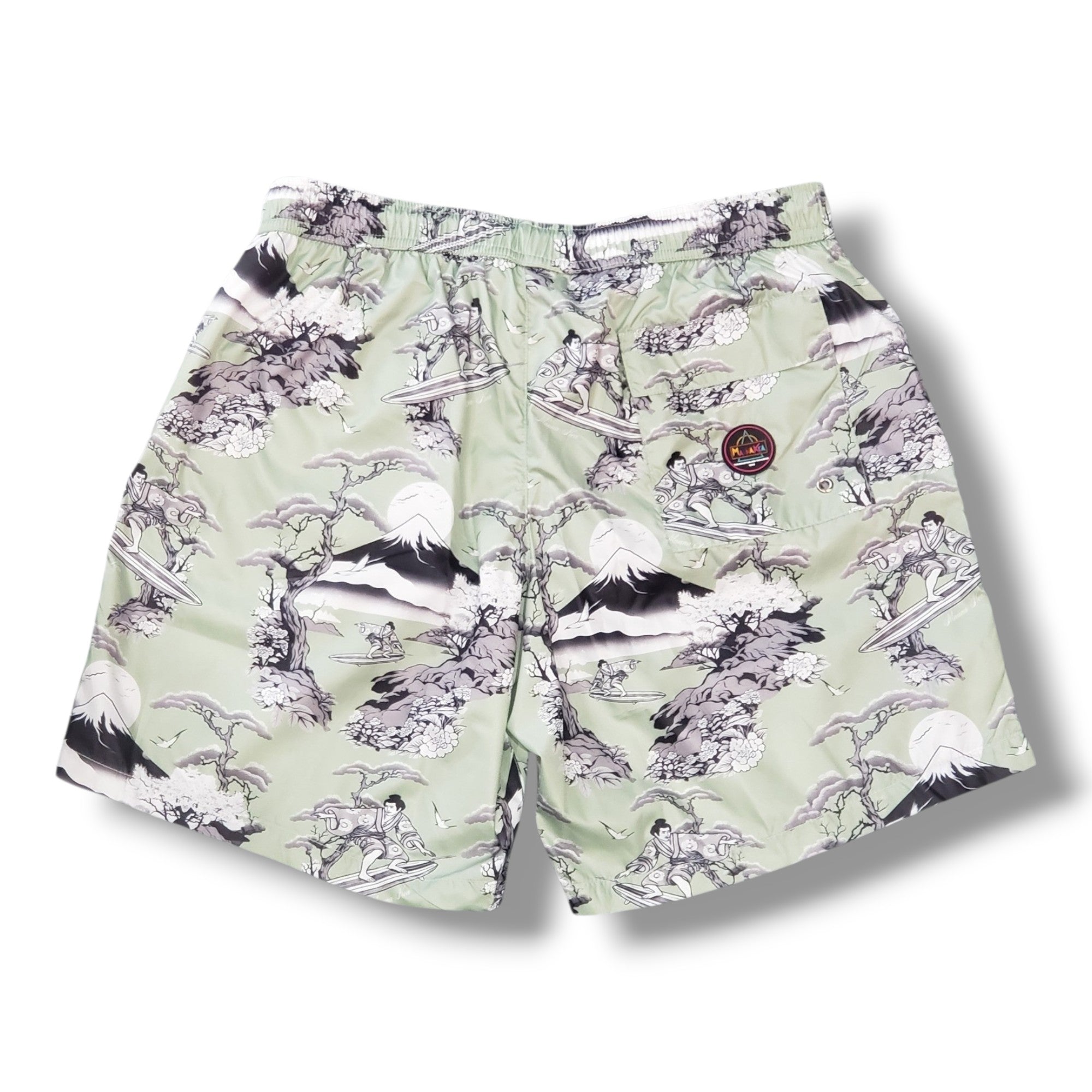 Mauna Kea ドローストリングショートパンツ (GREEN）