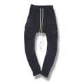 A.F ARTEFACT "tdc" DENIM SARROUEL CARGO SKINNY (BLACK)