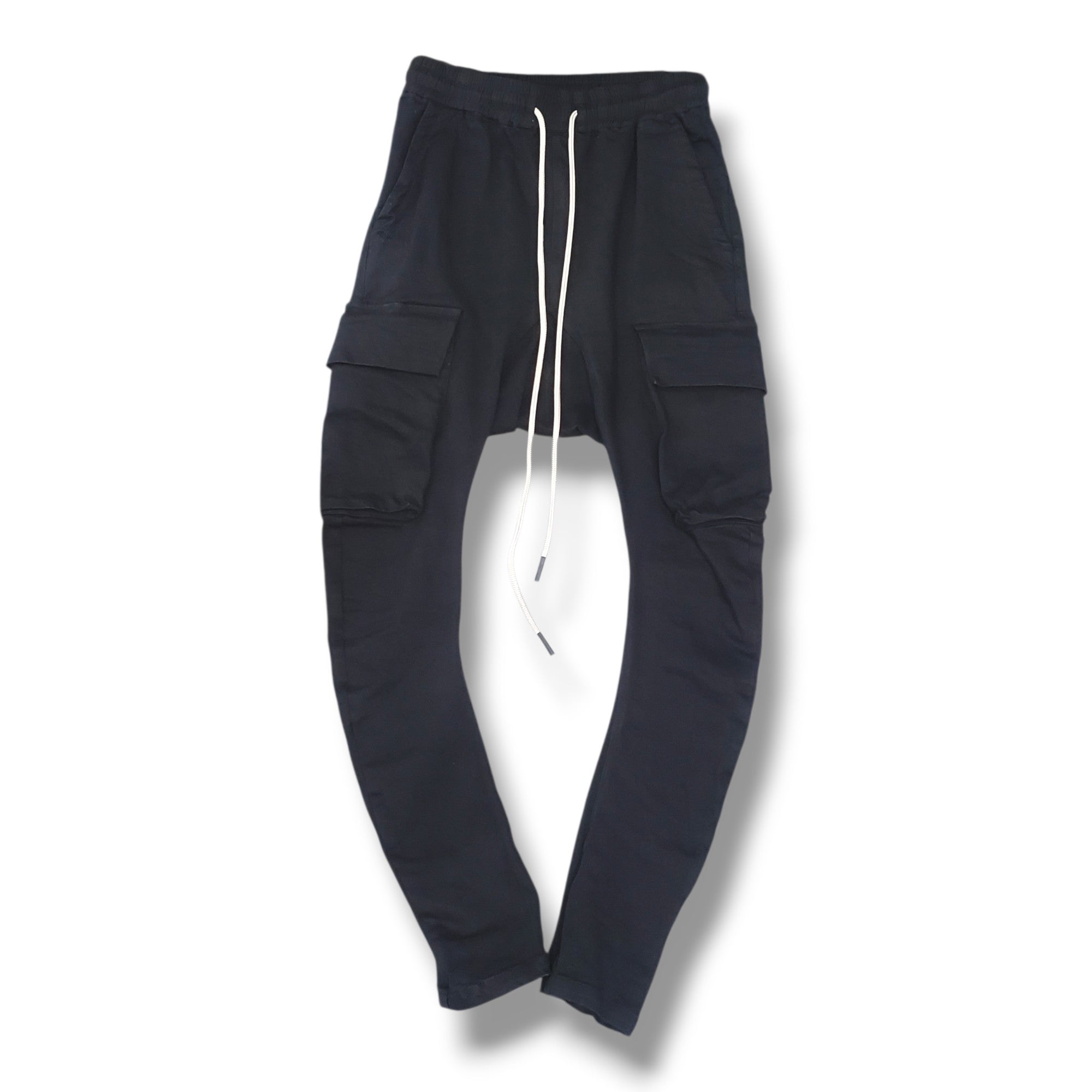 A.F ARTEFACT "tdc" DENIM SARROUEL CARGO SKINNY (BLACK)