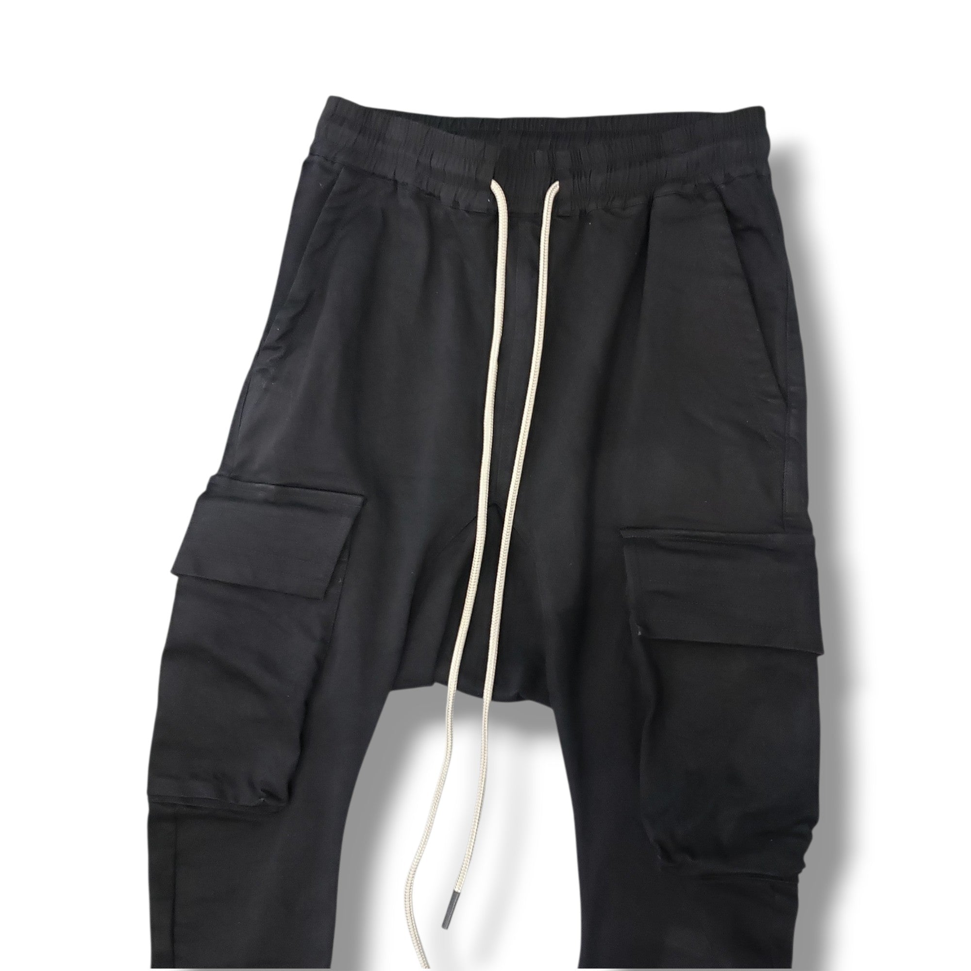 A.F ARTEFACT "tdc" DENIM SARROUEL CARGO SKINNY (BLACK)