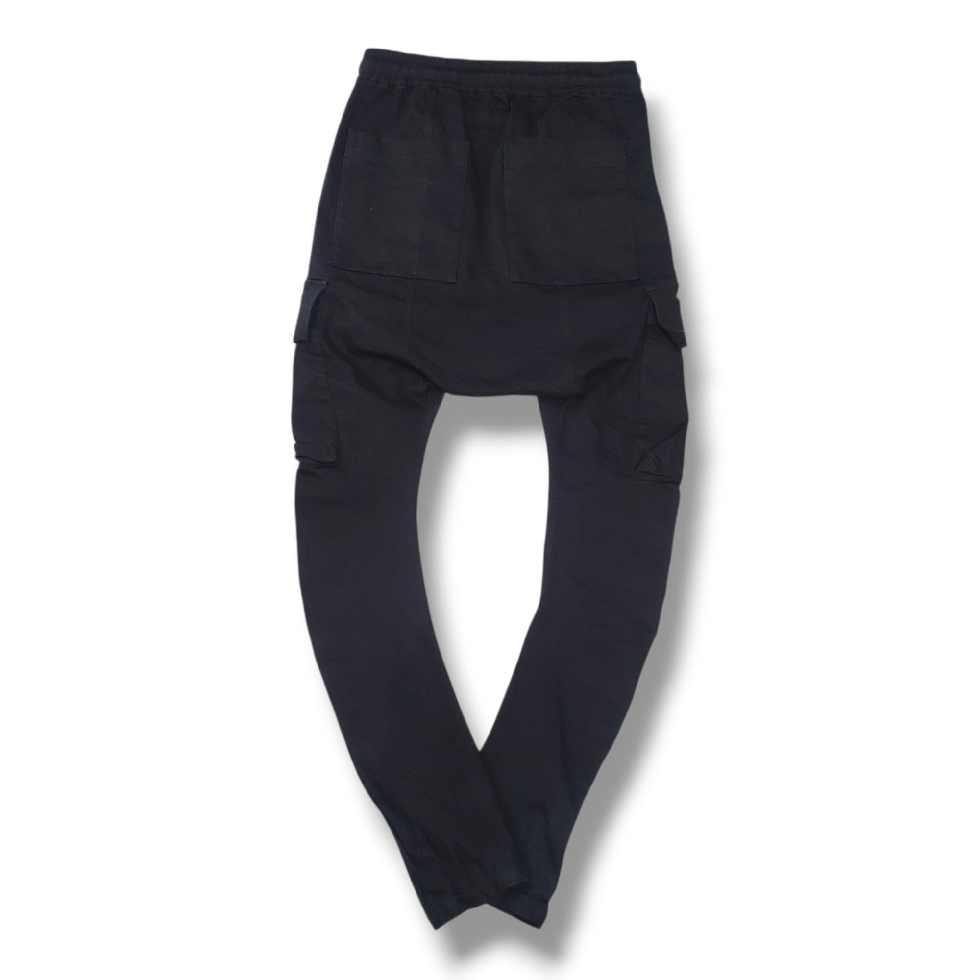 A.F ARTEFACT "tdc" DENIM SARROUEL CARGO SKINNY (BLACK)