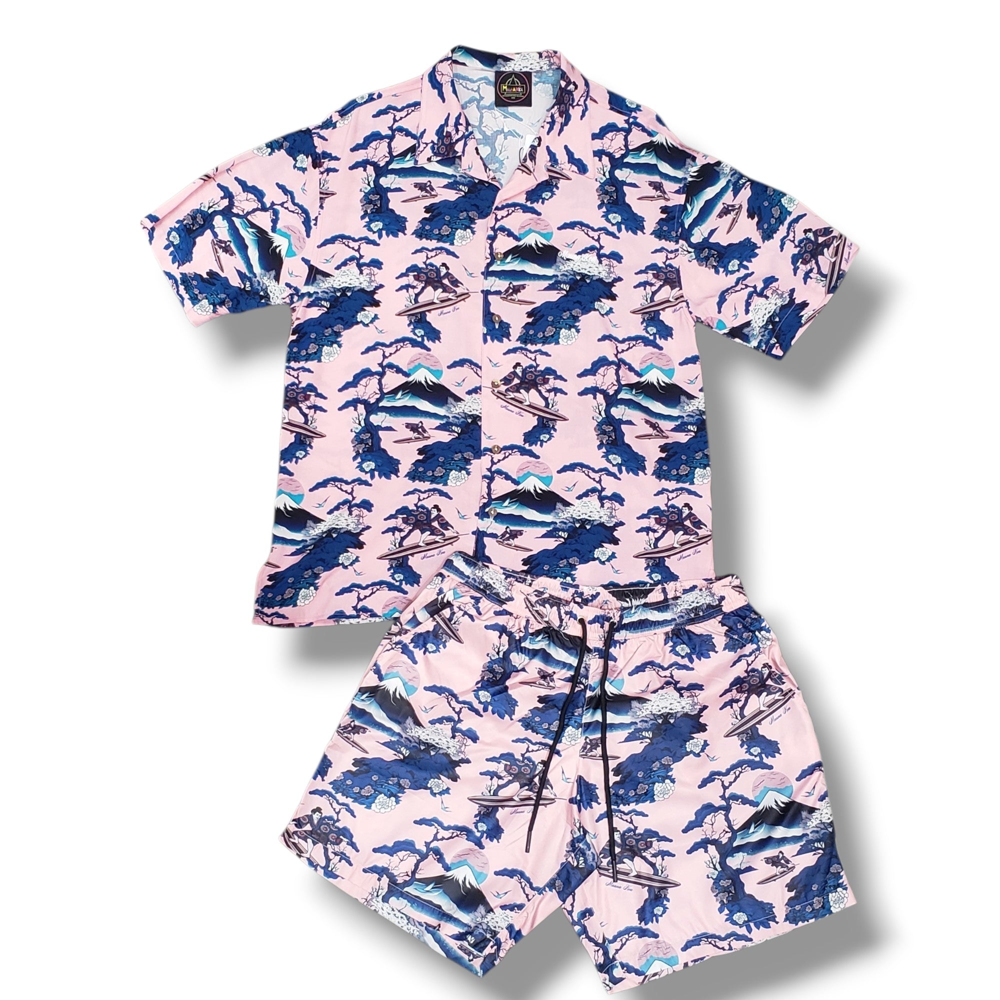 Mauna Kea プリントシャツ(PINK)