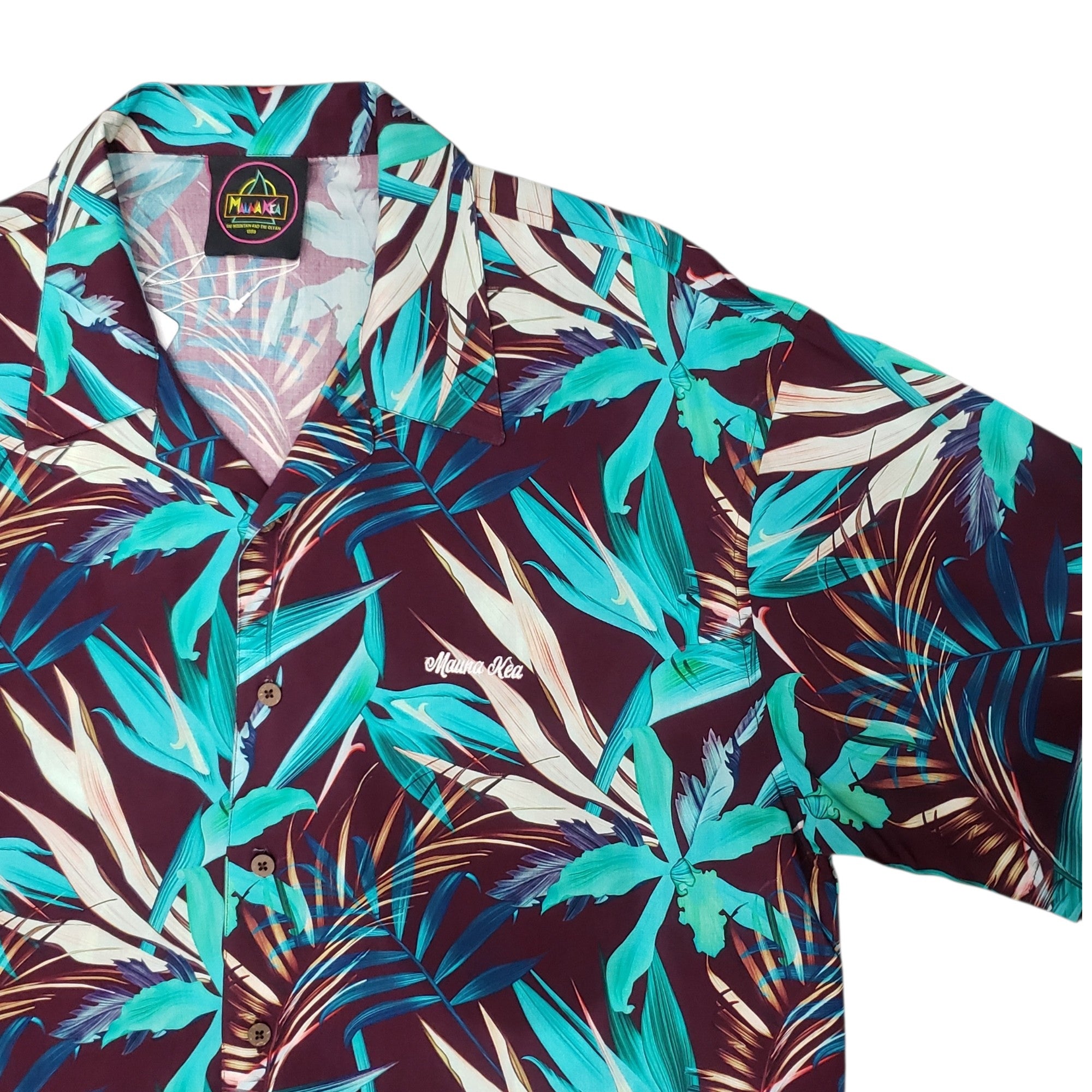 Mauna Kea プリントシャツ(LEAF）