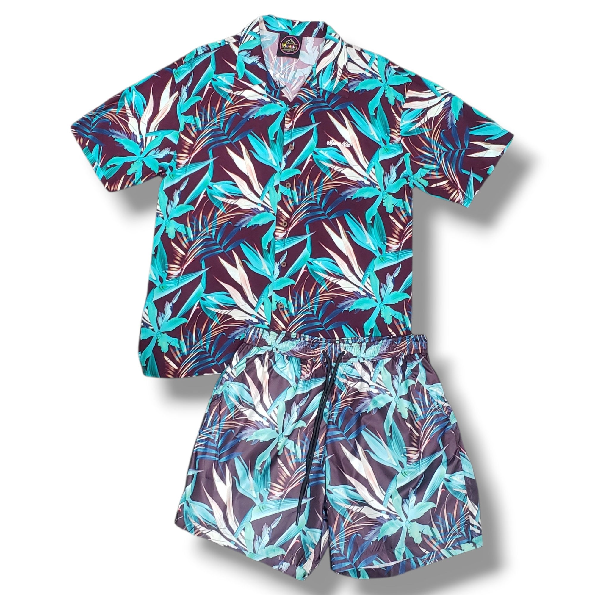 Mauna Kea プリントシャツ(LEAF）