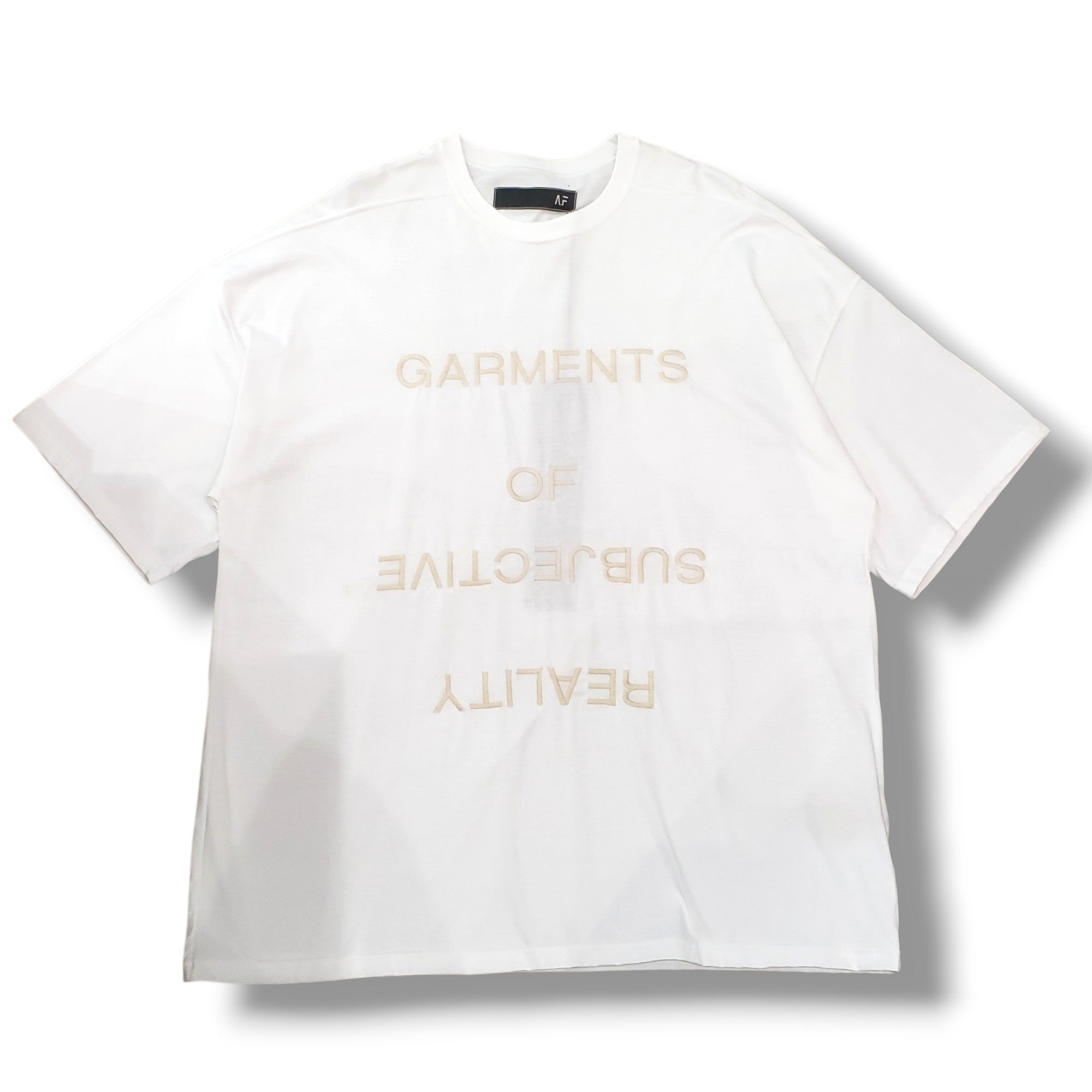 A.F ARTEFACT JUMBO TEE / WHITE