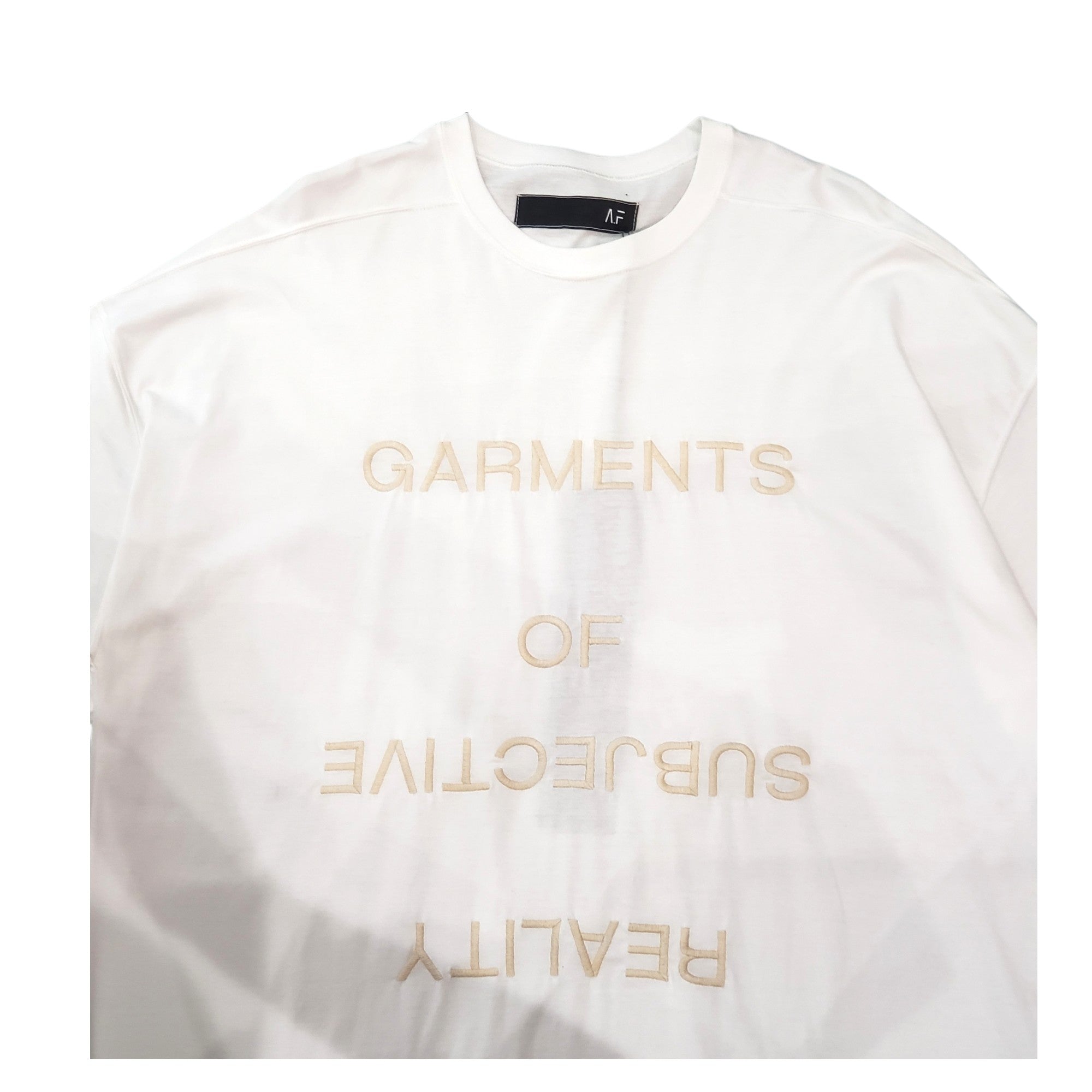 A.F ARTEFACT JUMBO TEE / WHITE