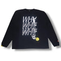 【STUD MUFFIN(スタッドマフィン) 5.6ozコットン天竺 WHYSL-サガラパッチワークLS Tシャツ(624-02906)