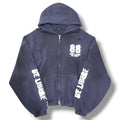 LIBERE　88 DISTRESSED ZIP HOODIE / NAVY　（265230）