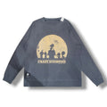 TALKING ABOUT  MOONLIGHT PEANUTS RAGLAN SWEAT