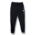 MAISON HONORE ビッグロゴスウェットパンツ　Black×silver