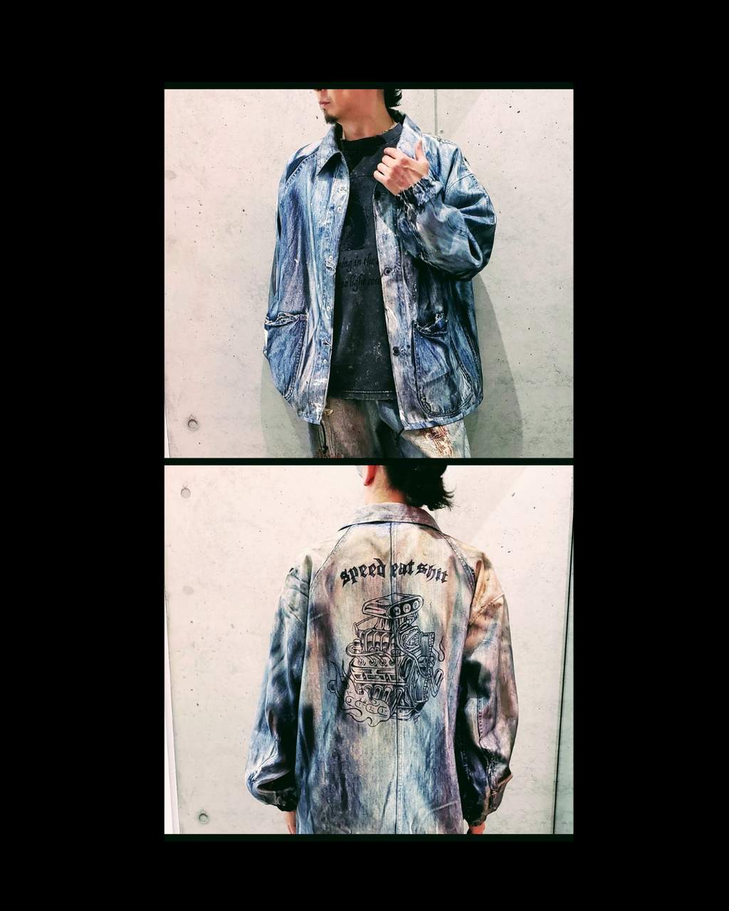 TALKING ABOUT　TRANSFER COVERALL （DENIM）2627AW-J-001
