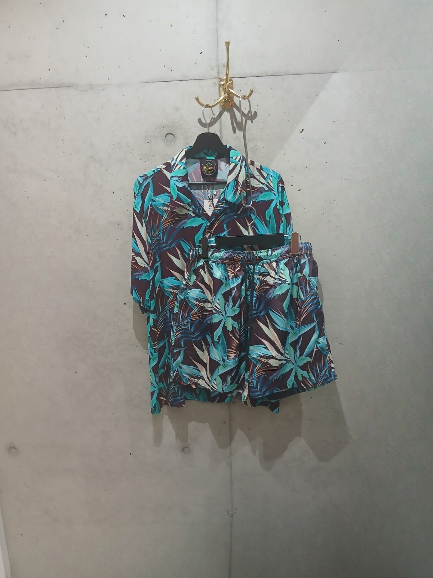Mauna Kea プリントシャツ(LEAF）