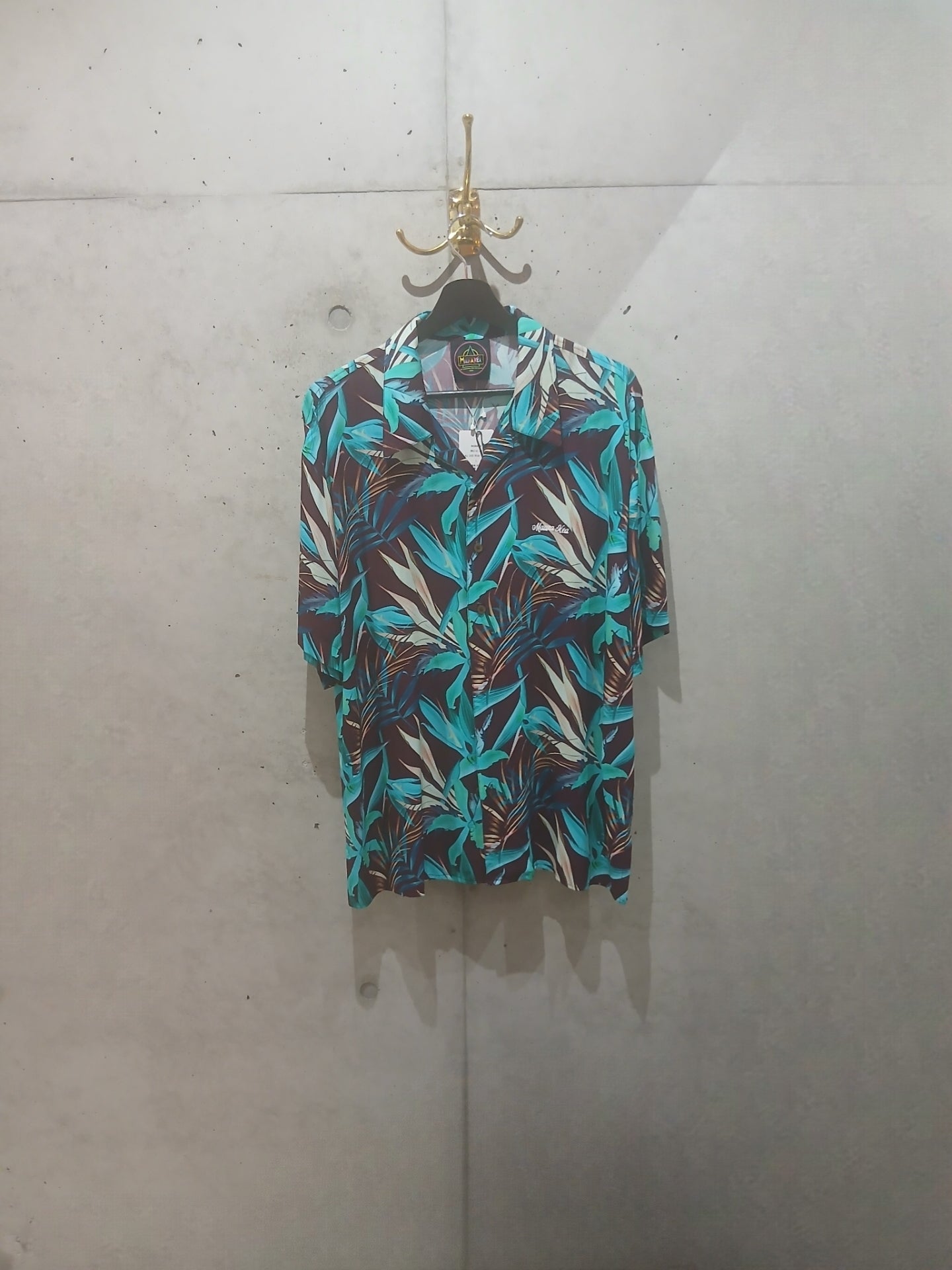 Mauna Kea プリントシャツ(LEAF）
