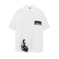 Scream Boy Short Sleeve Shirts / WHITE