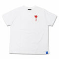 MAISON  HONORE Tiphanie Stone TEEストーンロゴTシャツ　WHITE✖️ RED