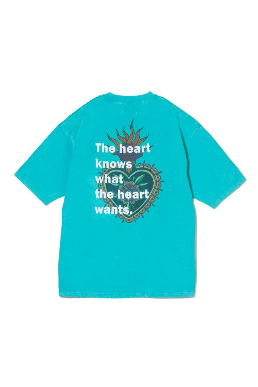MARIA EMBROIDERY & PRINT RHINE STONE SHORT SLEEVE TEE