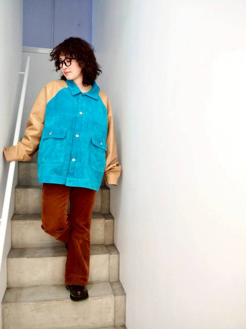A LEATHER【26SS】ISLAND TRUCKER JACKET