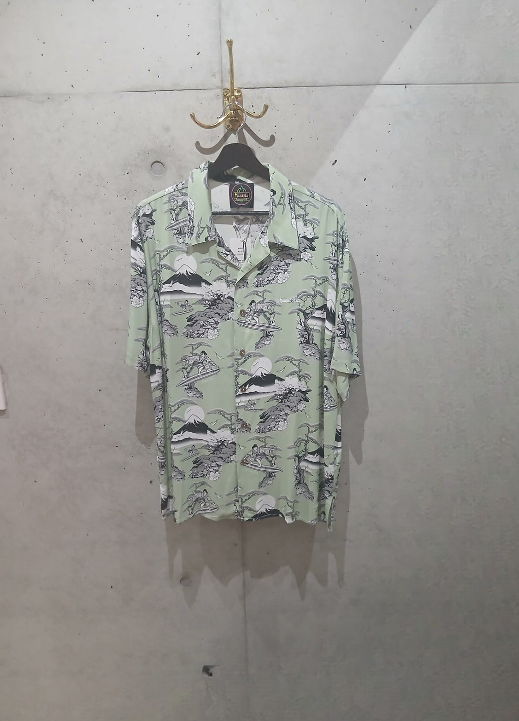 Mauna Kea プリントシャツ(GREEN)