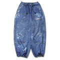 TALKING ABOUT THE ABSTRACTION   PRINT DUCK WIDE PANTS DENIM(26SS-PT-002CH)