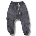 -A.F ARTEFACT   Vegan Leather Sarouel Easy / ブラック (ag-14047-2)