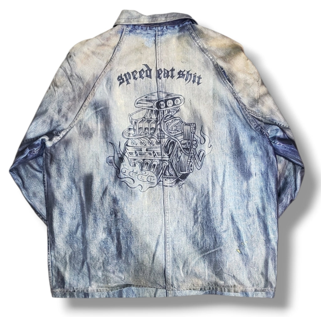 TALKING ABOUT　TRANSFER COVERALL （DENIM）2627AW-J-001