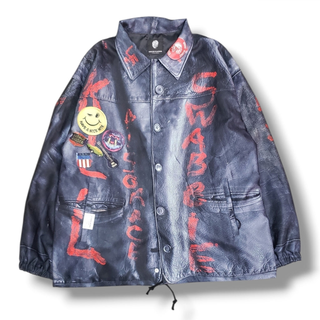 TALKING ABOUT TRANSFER COVERALL （LEATHER）2627AW-J-001