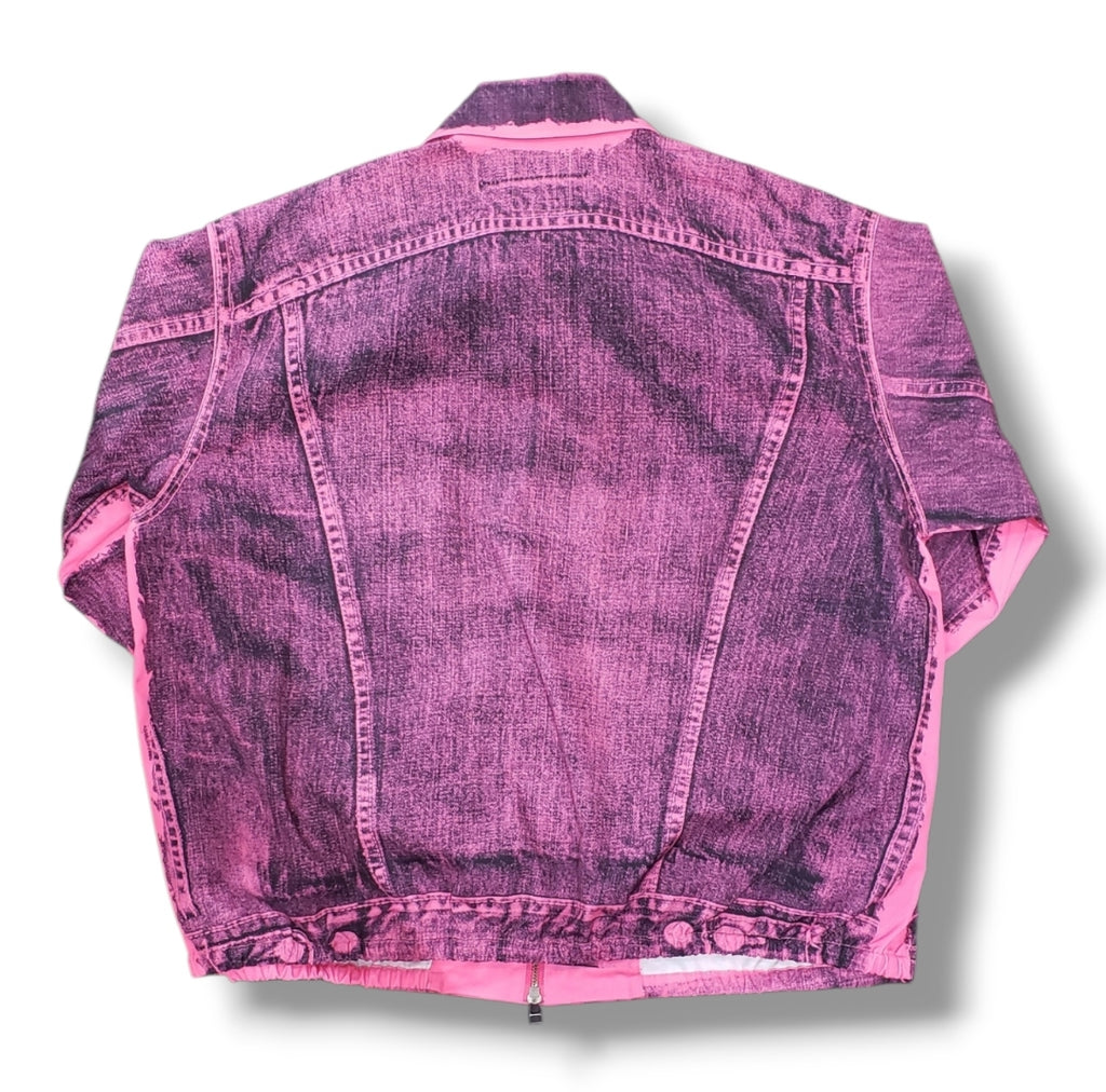 TALKING ABOUT  POP ART TRANSFER SWIING TOP PINK (2627AW-J-009)