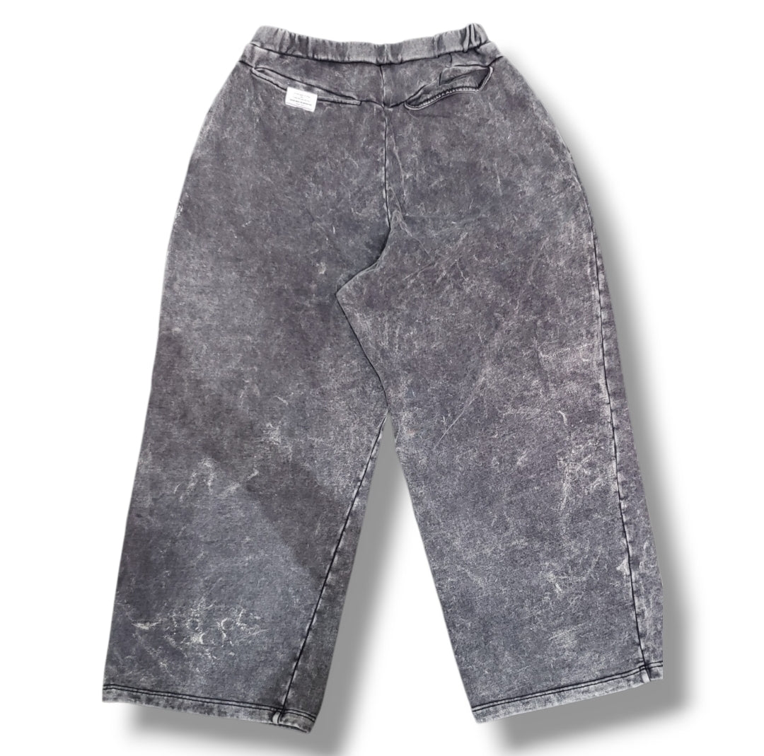 TALKING ABOUT　SULFUR DYDED SWEAT PT （BLACK）2627AW-PT-011
