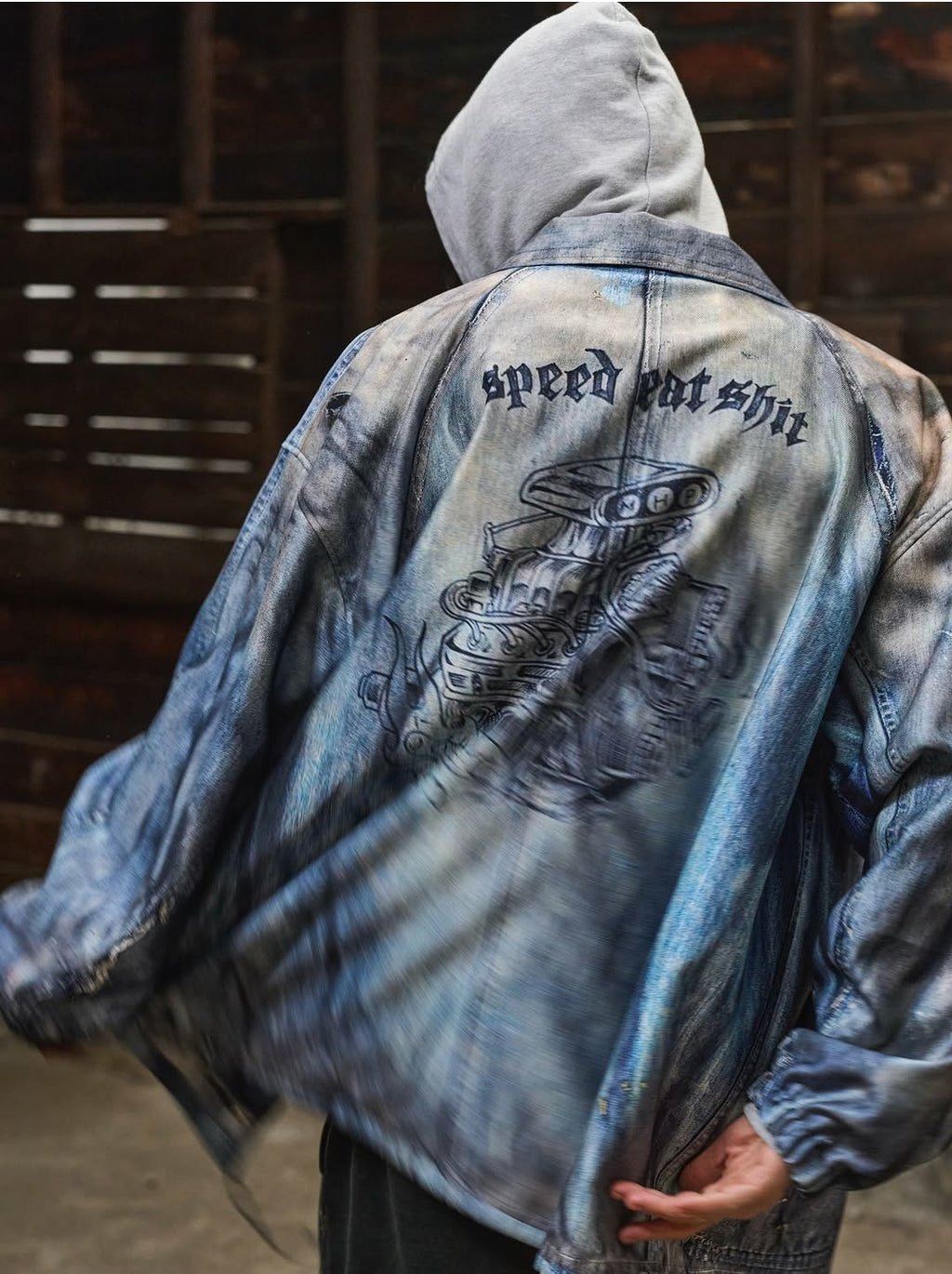 TALKING ABOUT　TRANSFER COVERALL （DENIM）2627AW-J-001