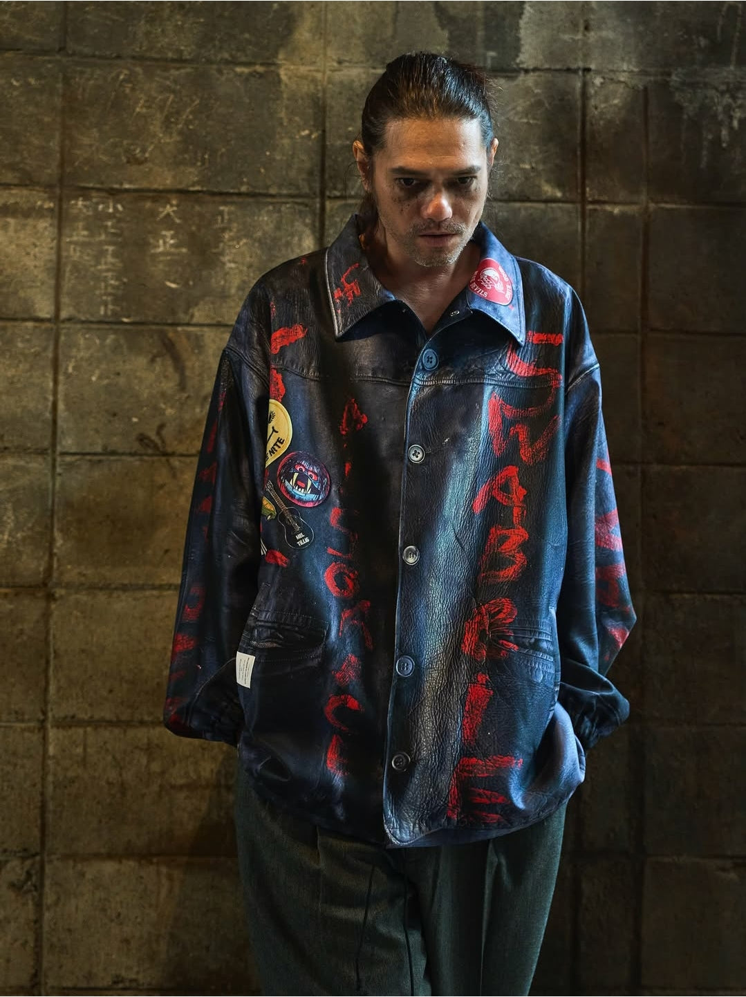 TALKING ABOUT TRANSFER COVERALL （LEATHER）2627AW-J-001