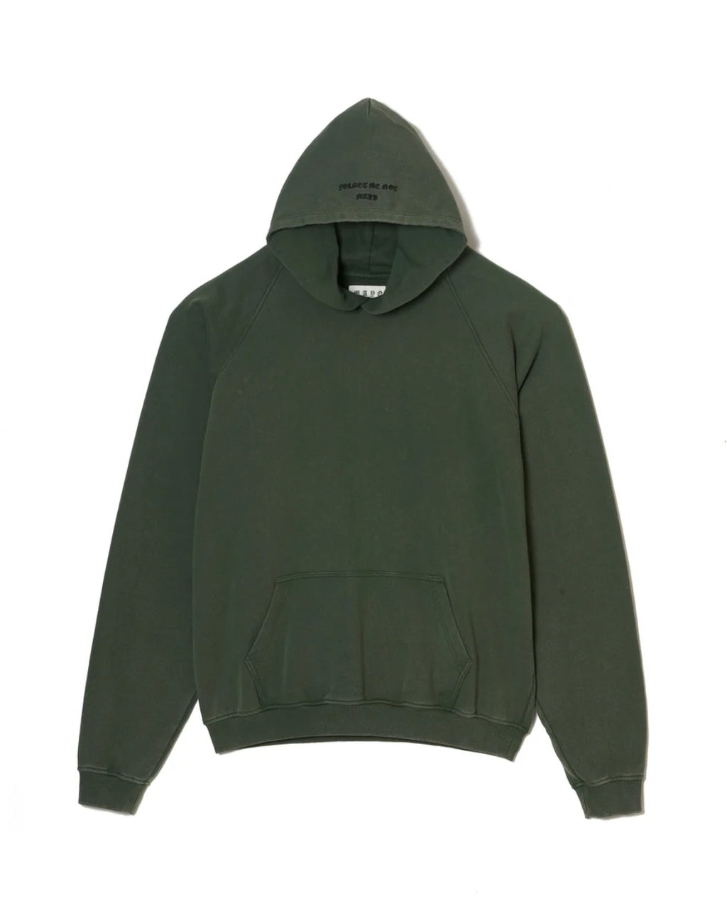 MAYO FADE PLAIN EMBROIDERY HOODIE GREEN  (MY-SPK02)