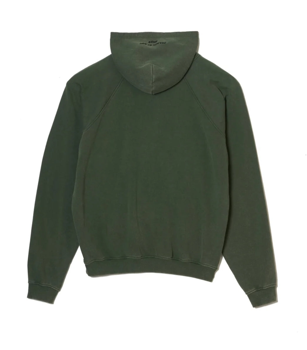 MAYO FADE PLAIN EMBROIDERY HOODIE GREEN  (MY-SPK02)