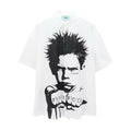 Punk Boy Short Sleeve Shirts / WHITE